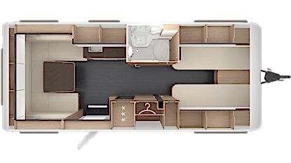 Tabbert Pep Pantiga 550 E 2023 Çekme Karavan