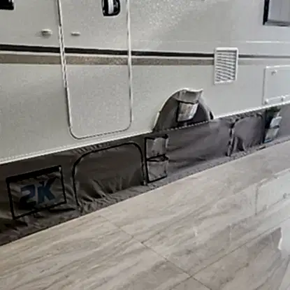 2K Ripstop 4m Cepli Karavan Eteği + Teker Kılıf Seti